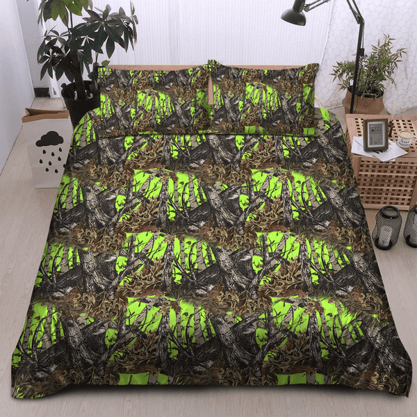 Maxcorners Camouflage All Over Printed Bedding Set