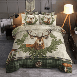 Maxcorners Deer Hunting All Over Printed Bedding Set