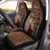 Maxcorners Deer Hold On Funny Car Seat Covers