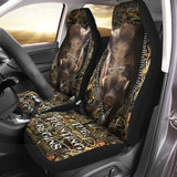 Maxcorners Wild Boar The Hunting Begins Hold on Funny Car Seat Covers