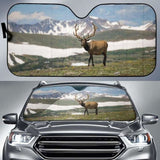 Maxcorners Mountain Deer Car Auto Sun Shades