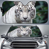 Maxcorners White Tiger Zoo Car Sun Shade