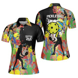 PICKLEBALL COLORFUL POLO SHIRT FOR WOMEN