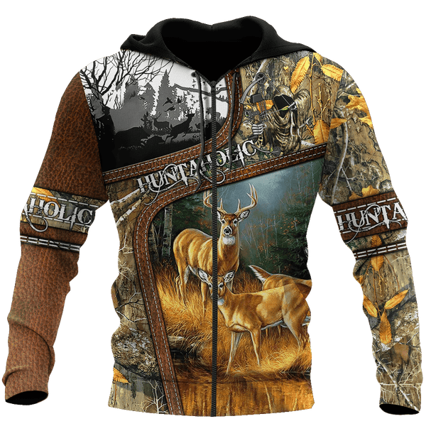 Max Corner Huntaholic Hoodie 3D All Over Printed Shirts Gift For Hunter