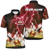 Maxcorners Lightning Thunder Bowling Team Jersey Multicolor Option Customized Name 3D Shirt