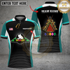 Maxcorners Snooker Classic Triangle Logo Multicolor Customized Name, Team Name 3D Shirts