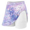 Maxcorners Customized Bowling Trouser Skirts With Shorts Underneath, Bowling Butterfly Holographic Skorts With Pockets