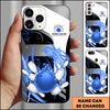 Maxcorners Bowling Flame Strike Ball Multicolor Personalized Name 3D Phone Case