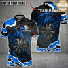 Maxcorners Darts Dragon With Dartboard Multicolor Customized Name, Team Name 3D Shirts