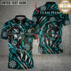 Maxcorners Darts Wild Panther Claws Scratch Dartboard Pattern Graphic Multicolor Customized Name, Team Name 3D Shirts