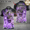 Maxcorners Bowling Grim Reaper Skull Smoke Multicolor Customized Name, Team Name 3D Shirts