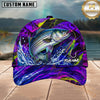 Maxcorners Fishing Neon Purple Splash Lure Personalized 3D Cap