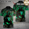 Maxcorners Inferno 8 Ball Billiard Multicolor Customized Name, Team Name 3D Shirt