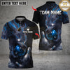 Maxcorners Bowling Wolf Flame Smoke Multicolor Customized Name, Team Name 3D Shirts