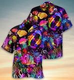 Maxcorners Fish Rainbow Lovely Style Hawaiian Shirt