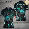 Maxcorners Thunder Grim Reaper Bowling Design Multicolor Customized Name, Team Name 3D Shirts
