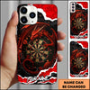 Maxcorners Darts Dragon Dartboard Multicolor Personalized Name 3D Phone Case