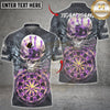 Maxcorners Darts Skull Lightning Dartboard Multicolor Customized Name, Team Name 3D Shirts