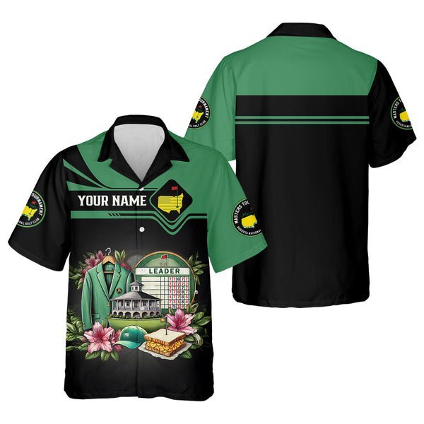 Maxcorners Augusta Golf Master Custom Men's Golf Polo Shirt, Funny Golf Shirt, Gift For Golf Lovers