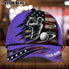 Maxcorners Golf American Flag Golfer Swing Personalized Name 3D Cap