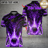 Maxcorners Flaming Dragon Bowling Design Multicolor Customized Name, Team Name 3D Shirts