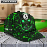 Maxcorners Personalized Billiards Skull Cap (8 colors)