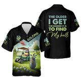 Maxcorners The Older I Get Custom Men's Golf Polo Shirt, Funny Golf Shirt, Dad Golf Gift