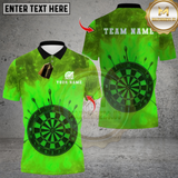 Maxcorners Darts Flame DartBoard Design Multicolor Customized Name, Team Name 3D Shirts