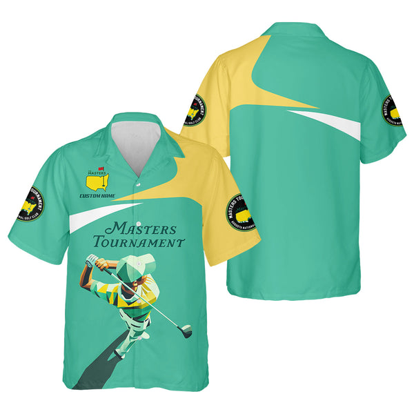 Maxcorners Master Tournament Custom Men's Golf Polo Shirt, Golf Gifts For Dad