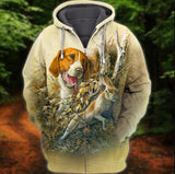 Maxcorners Rabbit Hunting With Beagles Shirt 3D All Over Printed Clothes