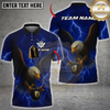 Maxcorners Billiard Eagle Power 8-Ball Pool Multicolor Customized Name, Team Name 3D Shirts