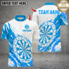 Maxcorners Darts Dartboard Passion Pattern Multicolor Customized Name, Team Name 3D Shirts