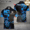 Maxcorners Darts Flame Skull With Dartboard Multicolor Customized Name, Team Name 3D Shirts