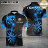 Maxcorners Darts Flame Skull With Dartboard Multicolor Customized Name, Team Name 3D Shirts