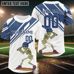 Maxcorners Custom Baseball Jersey For Men Personalized Red Baseball, Baseball Shirt For Newborn LM2608