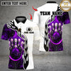 Maxcorners Bowling Flame Strike Ball Multicolor Customized Name, Team Name 3D Shirts