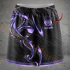 Maxcorners Darts Black Gold Tribal Personalized 3D Skirts With Shorts