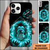 Maxcorners Darts Fire Lion Dartboard Multicolor Personalized Name 3D Phone Case
