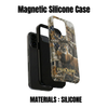 Maxcorners Moose Hunting Forest Classic Personalized Name Phone Case