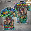 Maxcorners Darts Hard Graffiti Monkey Multicolor Customized Name, Team Name 3D Shirts