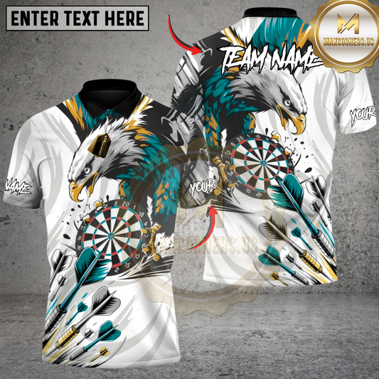Maxcorners Darts Eagle Precision Multicolor Customized Name Team Name 3D Shirts