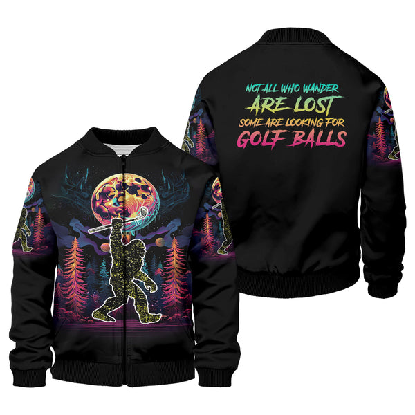 Maxcorners Bigfoot Funny Mens Golf Polo Shirt, Father's Day Golf Gifts