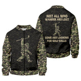 Maxcorners Funny Bigfoot Men's Golf Polo Shirt, Funny Golf Shirt, Gift For Golfers