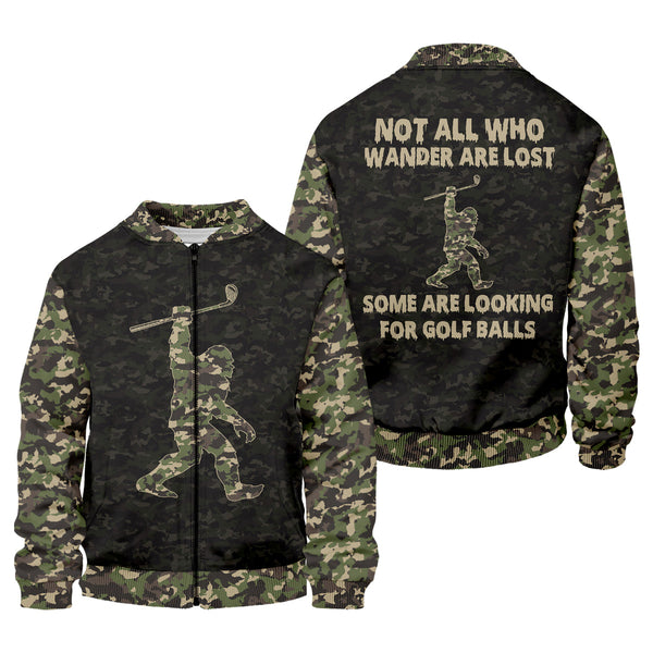 Maxcorners Funny Bigfoot Men's Golf Polo Shirt, Funny Golf Shirt, Gift For Golfers