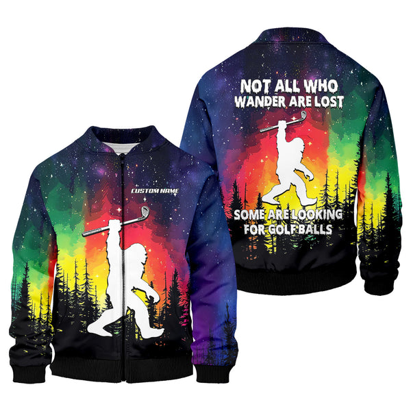 Maxcorners Custom Sasquatch Bigfoot Golf Polo Shirt , Funny Golf Shirt, Gift For Golfers