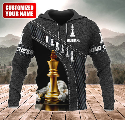 Maxcorners Chess Pro Customized Name 3D Shirt