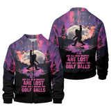 Maxcorners Not All Who Wander Are Lost Bigfoot Custom Men's Golf Polo Shirt, Funny Golf Shirt, Gift For Golfers