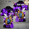 Maxcorners Bowling Savage Bee Strike Multicolor Customized Name, Team Name 3D Shirt