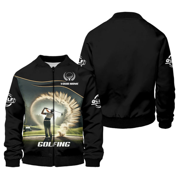 Maxcorners Custom Elite Golfer Golf Polo Shirt, Gift For Golfers, Mens Golf Gift