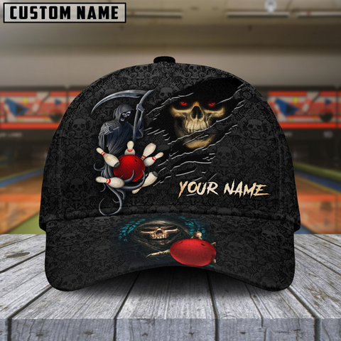 Maxcorners Bowling Redper Personalized Name 3D Cap